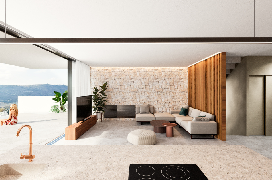 Proyecto vivienda unifamiliar en granada por estudio [m+r] arquitectos junto al arquitecto Antonio Delgado